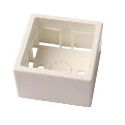 Underlag t/afbryder hvid 1-modul - Elworks