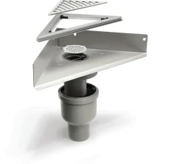 Unidrain ClassicLine sampak hjørne