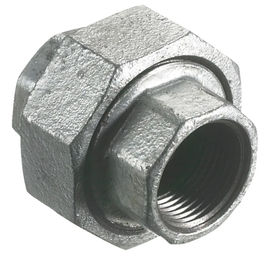 Union galvaniseret 3/4" - muffe/muffe
