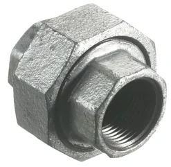 Union galvaniseret 1/2" - muffe/muffe