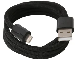 USB-A til lightning magnetisk kabel 1 meter sort