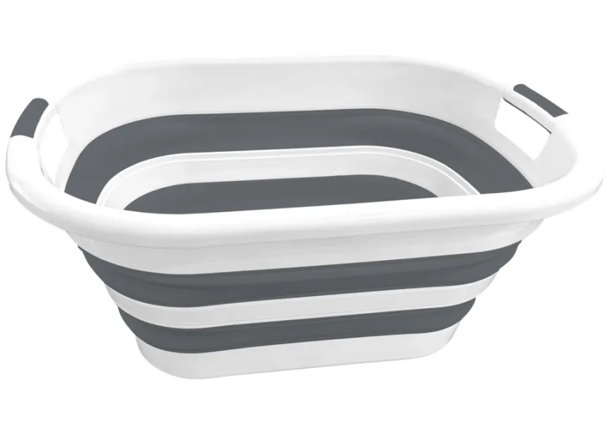 Vasketøjskurv foldbar 40 liter - Sunlife®