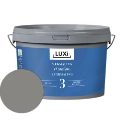 Vægmaling 3 blygrå 2,25 liter - LUXI®