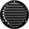 Vægrist med net Ø165 mm - sort metal