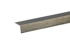 Vinkelliste børstet alu 25 x 25 x 2000 mm